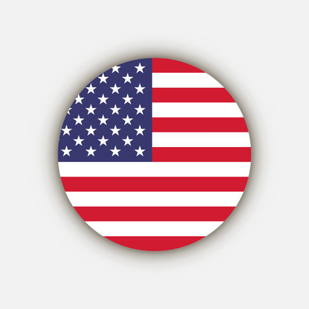 Country USA. USA flag. vector illustration.のイラスト素材