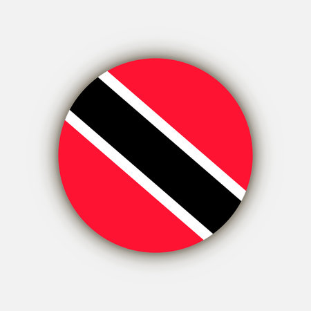 Country Trinidad and Tobago. Trinidad and Tobago flag. vector illustration.のイラスト素材