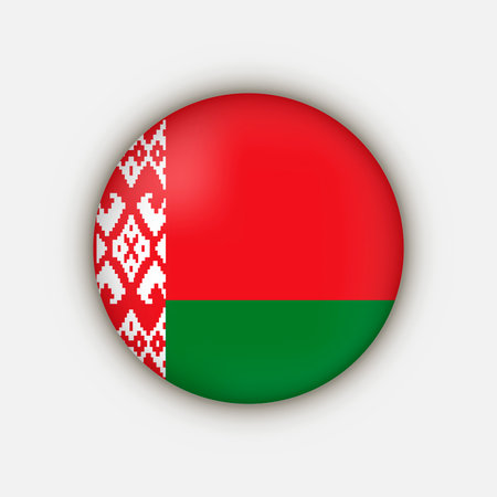 Country Belarus. Belarus flag. vector illustration.のイラスト素材