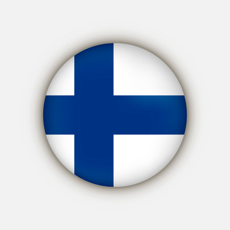 Country Finland. Finland flag. vector illustration.のイラスト素材