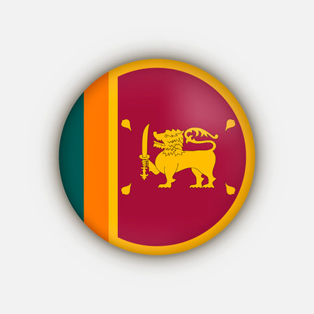 Country Sri Lanka. Sri Lanka flag. vector illustration.のイラスト素材