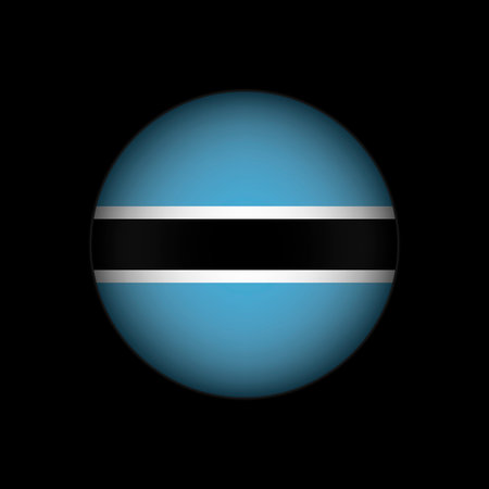 Country Botswana. Botswana flag. vector illustration.のイラスト素材