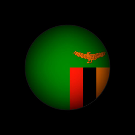 Country Zambia. Zambia flag. vector illustration.のイラスト素材