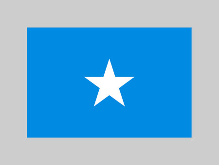 Somalia Islands flag, official colors and proportion. vector illustration.のイラスト素材