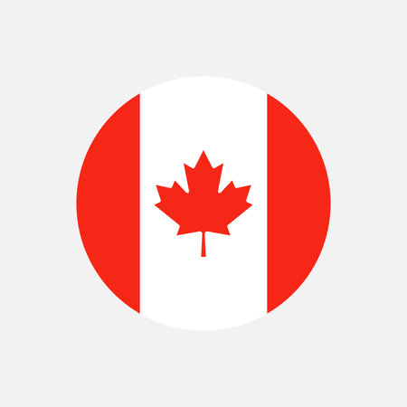 Country Canada. Canada flag. vector illustration.のイラスト素材