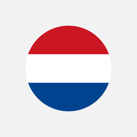 Country Caribbean Netherlands. Caribbean Netherlands flag. vector illustration.のイラスト素材