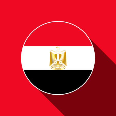 Contry Egypt. Egypt flag. vector illustration.のイラスト素材