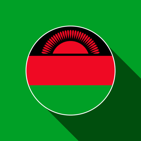 Country Malawi. Malawi flag. vector illustration.のイラスト素材