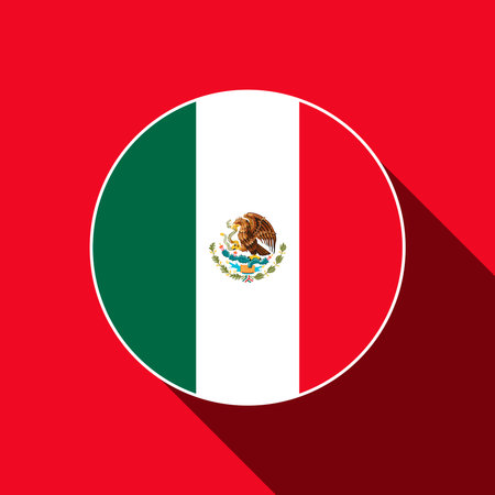 Country Mexico. Mexico flag. vector illustration.のイラスト素材