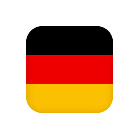 Germany flag, official colors. vector illustration.のイラスト素材