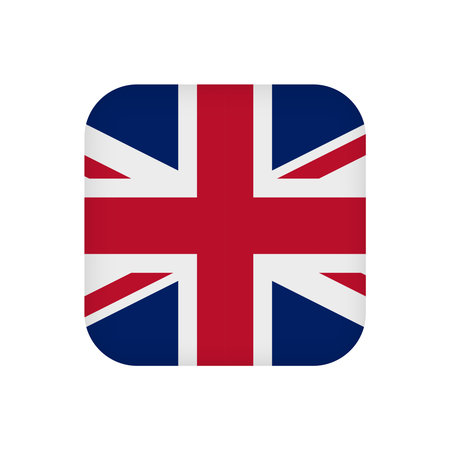 United Kingdom flag, official colors. vector illustration.のイラスト素材