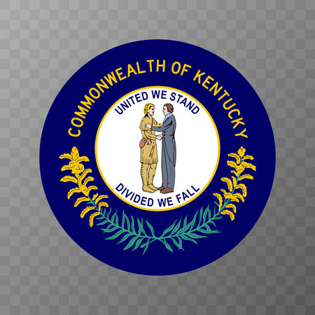 Kentucky state flag. vector illustration.のイラスト素材