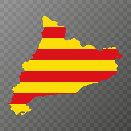 Catalonia map, Spain region. vector illustration.のイラスト素材