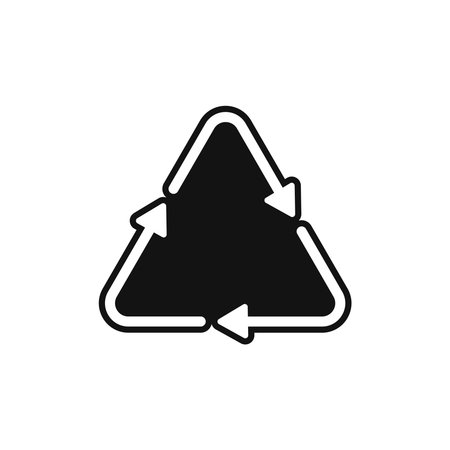 Recycle symbol, vector illustration icon.のイラスト素材