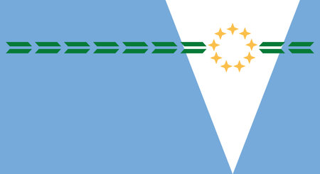 Formosa Flag. Argentina Provinces. vector illustration.のイラスト素材