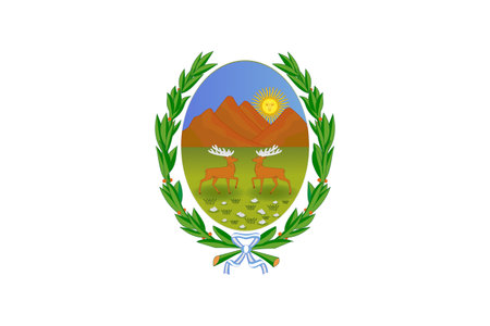 San Luis Flag. Argentina Provinces. vector illustration.のイラスト素材