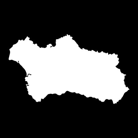 Andalusia map, Spain region. vector illustration.のイラスト素材