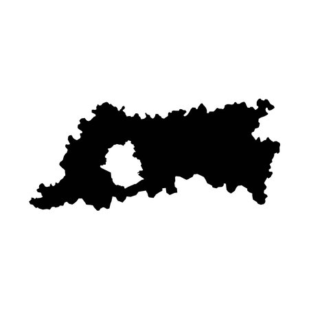 Flemish Brabant Province map, Provinces of Belgium. vector illustration.のイラスト素材