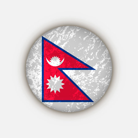 Country Nepal. Nepal flag. vector illustration.の写真素材