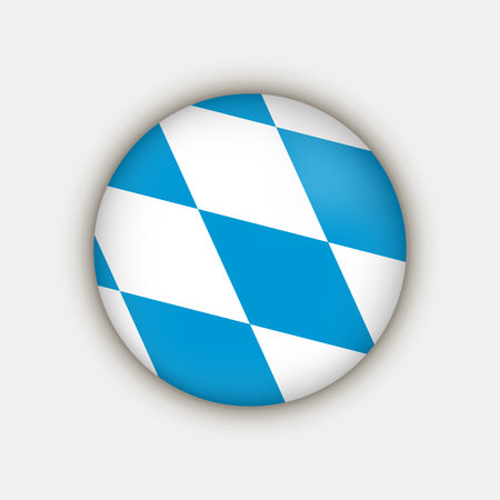 Bavaria flag, state of Germany. vector illustration.のイラスト素材
