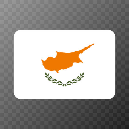 Cyprus flag, official colors and proportions. vector illustration.のイラスト素材