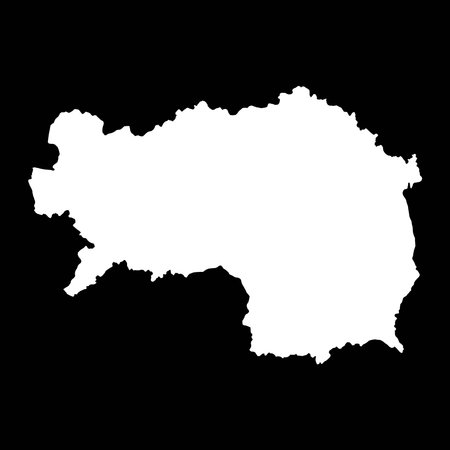 Styria state map of Austria. vector illustration.のイラスト素材