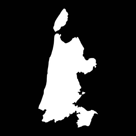 North Holland province of the Netherlands. vector illustration.のイラスト素材
