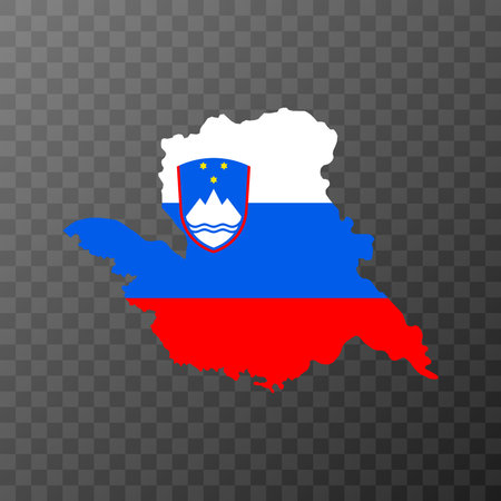 Mura map, region of Slovenia. vector illustration.のイラスト素材