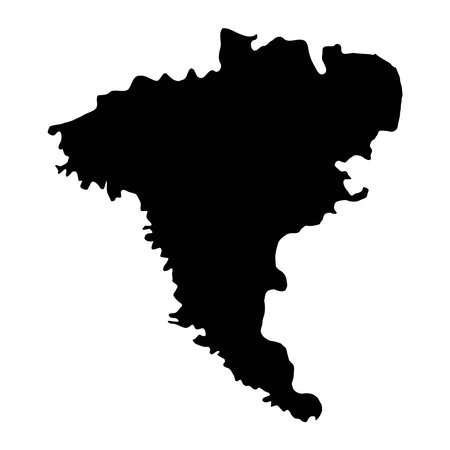 Ungheni District map, province of Moldova. vector illustration.のイラスト素材