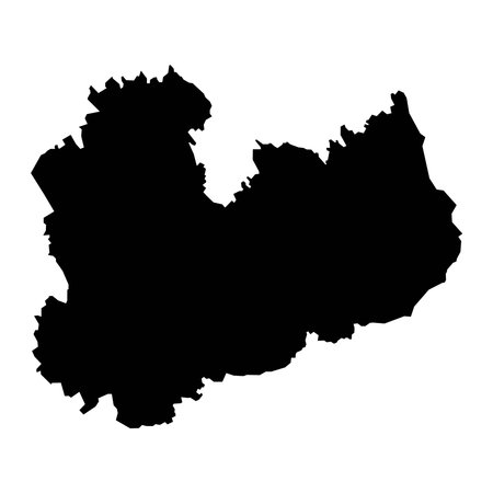 South Savo map, region of Finland. vector illustration.のイラスト素材