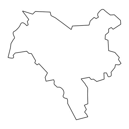 Kyiv map, province of Ukraine. vector illustration.のイラスト素材