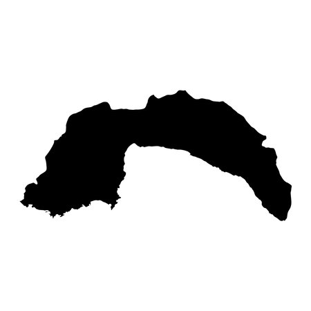 Antalya province map, administrative divisions of Turkey. vector illustration.のイラスト素材