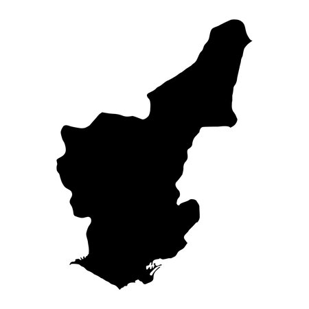 Adana province map, administrative divisions of Turkey. vector illustration.のイラスト素材
