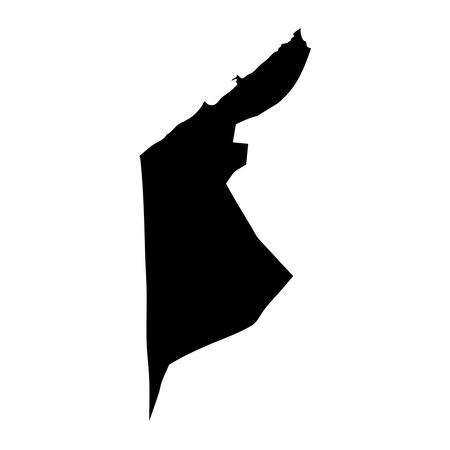 Alexandria Governorate map, administrative division of Egypt. Vector illustration.のイラスト素材