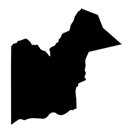 Orange Walk District map, administrative division of Belize.のイラスト素材