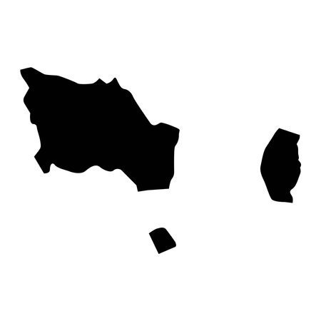 Ulaanbaatar map, administrative division of Mongolia. Vector illustration.のイラスト素材