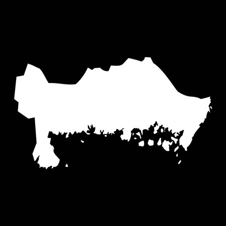 Blekinge county map, province of Sweden. Vector illustration.のイラスト素材