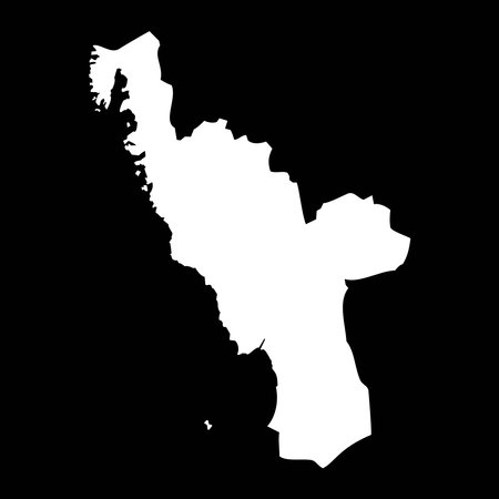 Halland county map, province of Sweden. Vector illustration.のイラスト素材