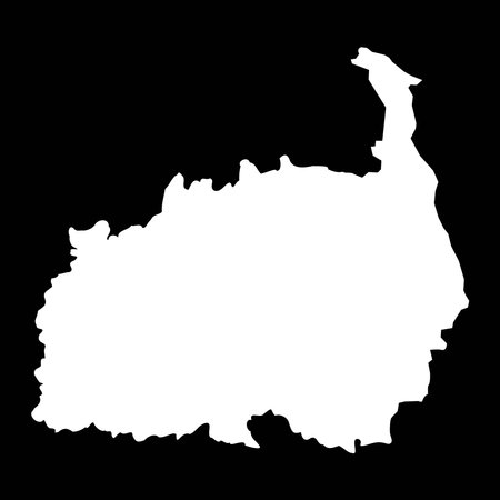 Polva county map, the state administrative subdivision of Estonia. Vector illustration.のイラスト素材