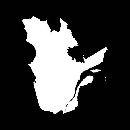 Quebec map, province of Canada. Vector illustration.のイラスト素材