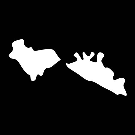 Posavina canton map, administrative district of Federation of Bosnia and Herzegovina. Vector illustration.のイラスト素材