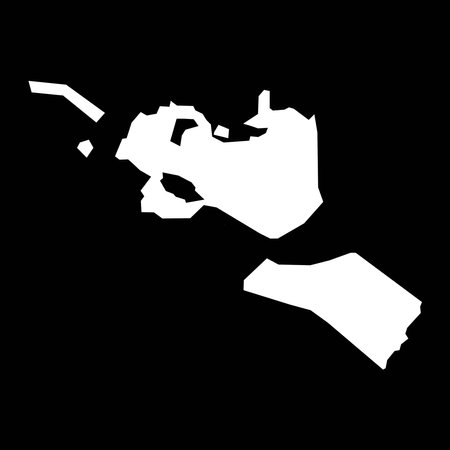 Planken municipality map, administrative division of Liechtenstein. Vector illustration.のイラスト素材