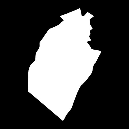 Najaf Governorate map, administrative division of Iraq. Vector illustration.のイラスト素材