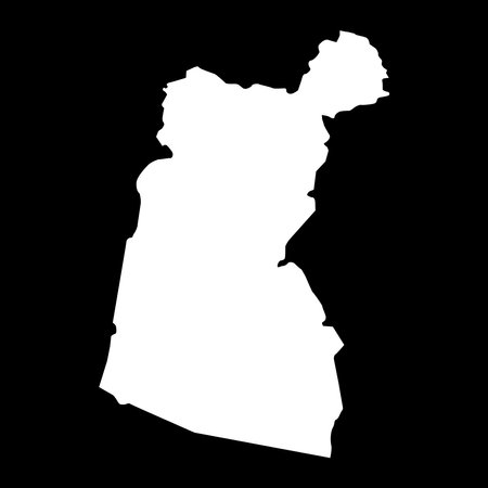 Ad Dakhiliyah Governorate map, administrative division of Oman. Vector illustration.のイラスト素材