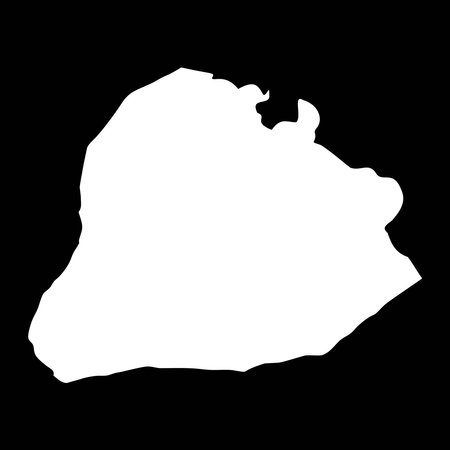 Hebron Governorate map, administrative division of Palestine. Vector illustration.のイラスト素材