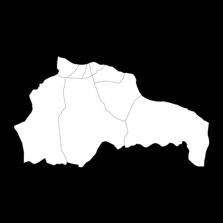 Tripolitania region map, administrative division of Libya. Vector illustration.のイラスト素材