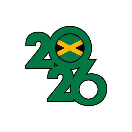2026 banner with Jamaica flag inside.