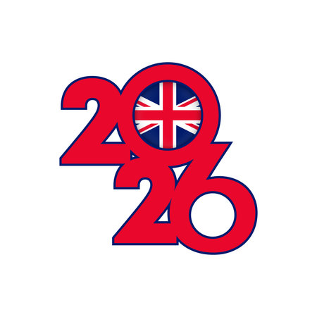 2026 banner with UK flag inside.