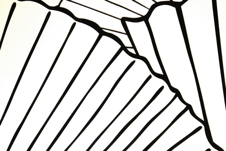 Texture of Freehand Line Backgroundの写真素材