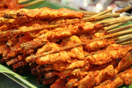 Red Curry Roasted Chickenの写真素材